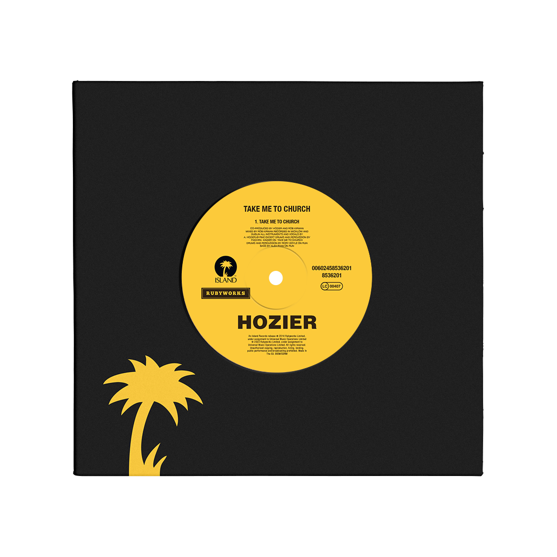 Hozier Take Me To Church 7" Single 340869