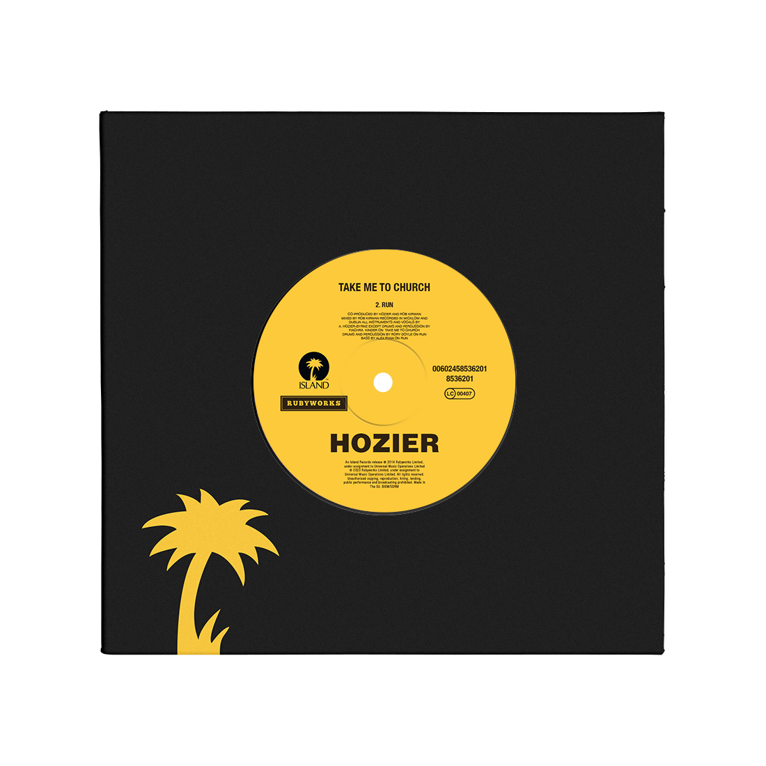 Hozier Take Me To Church 7" Single 340865